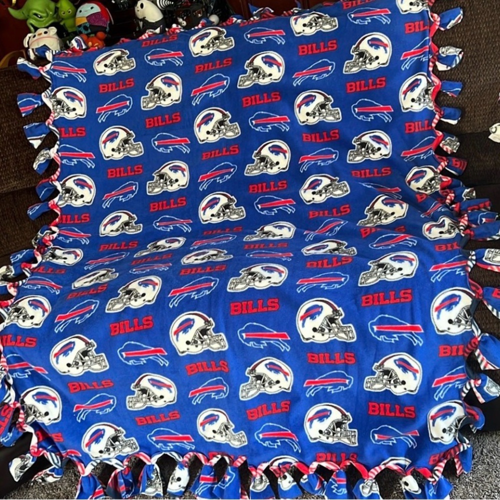 ❤️SOLD ETSY❤️Buffalo Bills stadium blanket.Go Bills!Let’s Go Buffalo.Bills Mafia